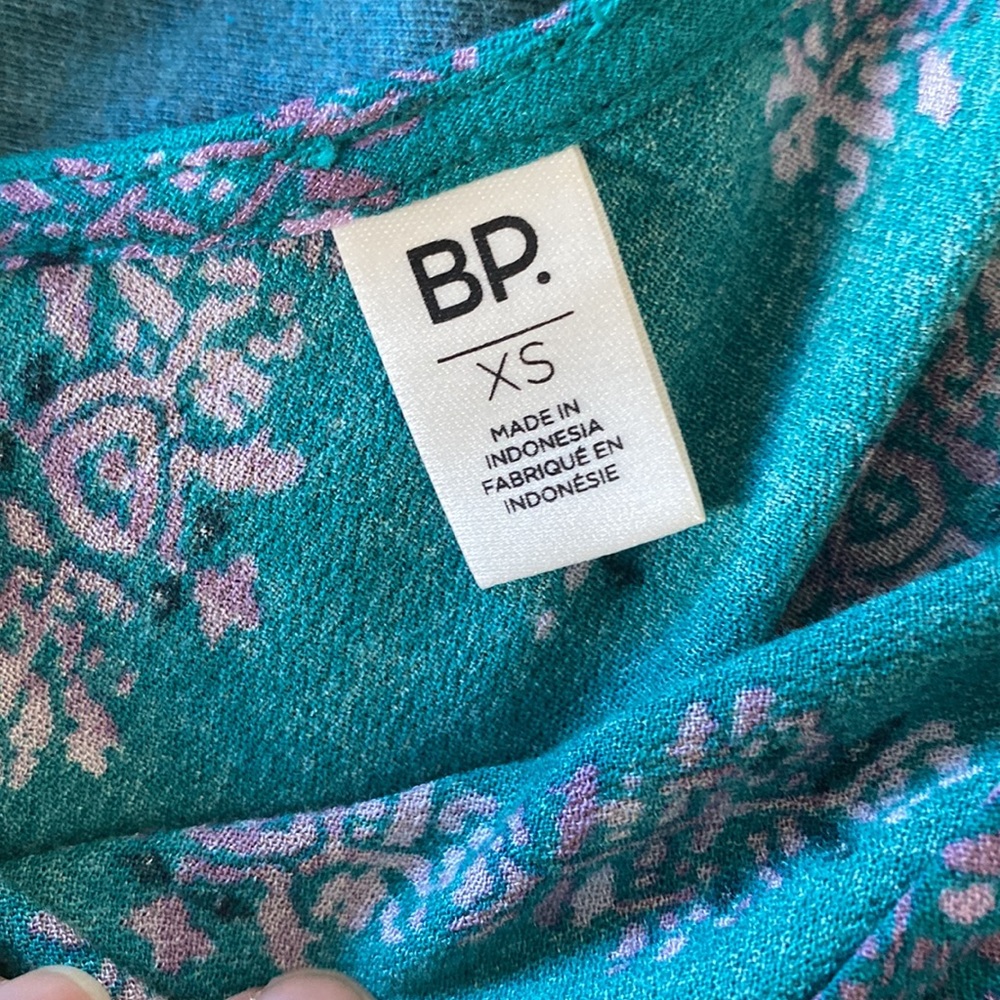 BP teal boho blouse - Picture 8 of 9
